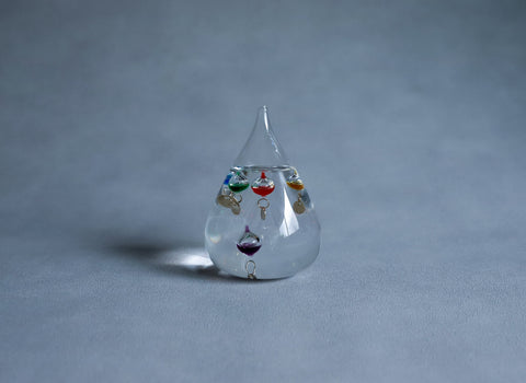 GLASS FLOAT THERMOMETER / S